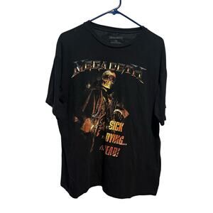 Megadeath Tour Band T Shirt 2022 Size XL Uni Sex